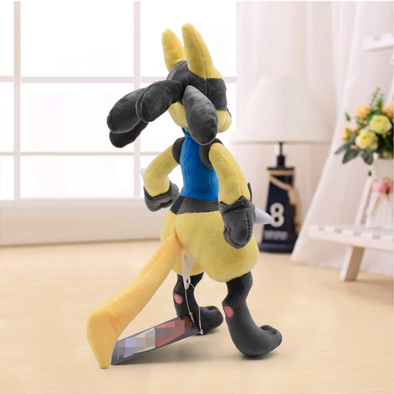 32 см 2 вида цветов Lucario плюшевые игрушки хлопок милый Мега Lucario X& Y мягкие чучело Peluche игрушка подарок для детей