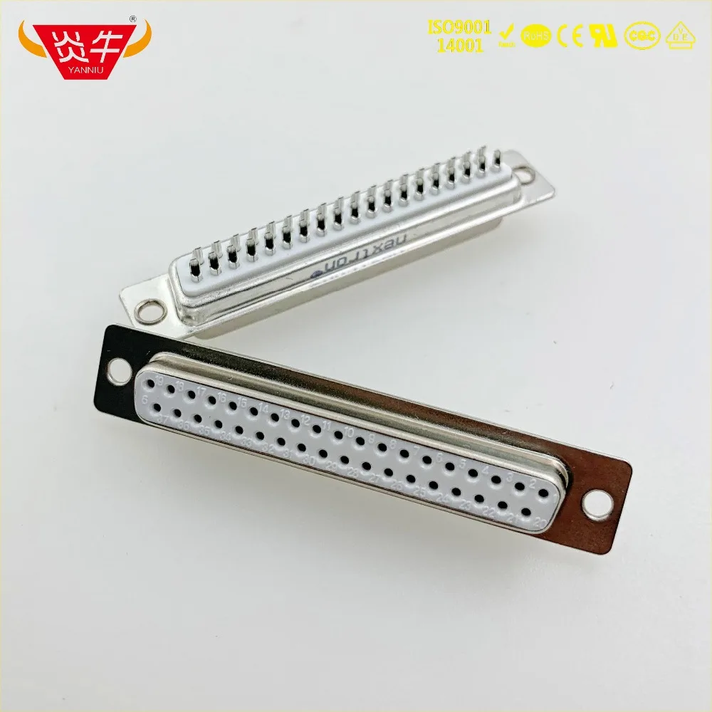DB37 DB 37P Женский RS232 с гнездом 37PIN PCB разъем D SUB соединитель серии Контактная часть