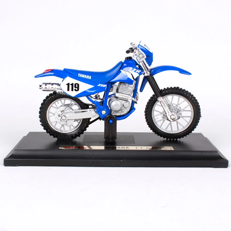 Мужской Велосипед Maisto Синий литой под давлением для мотоцикла yamaha 1:18 250| |