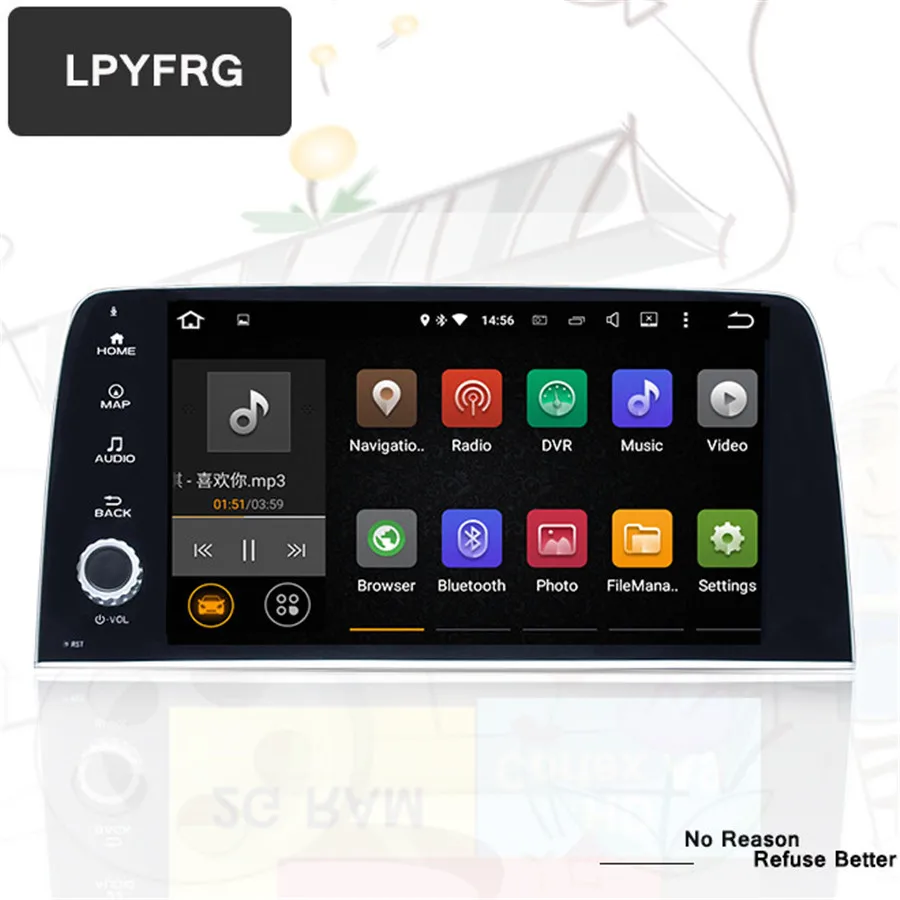 9 &quot4 ядра 4G Android 7 1 2G RAM автомобиля gps для Honda CRV 2017 Автомобильный мультимедийный