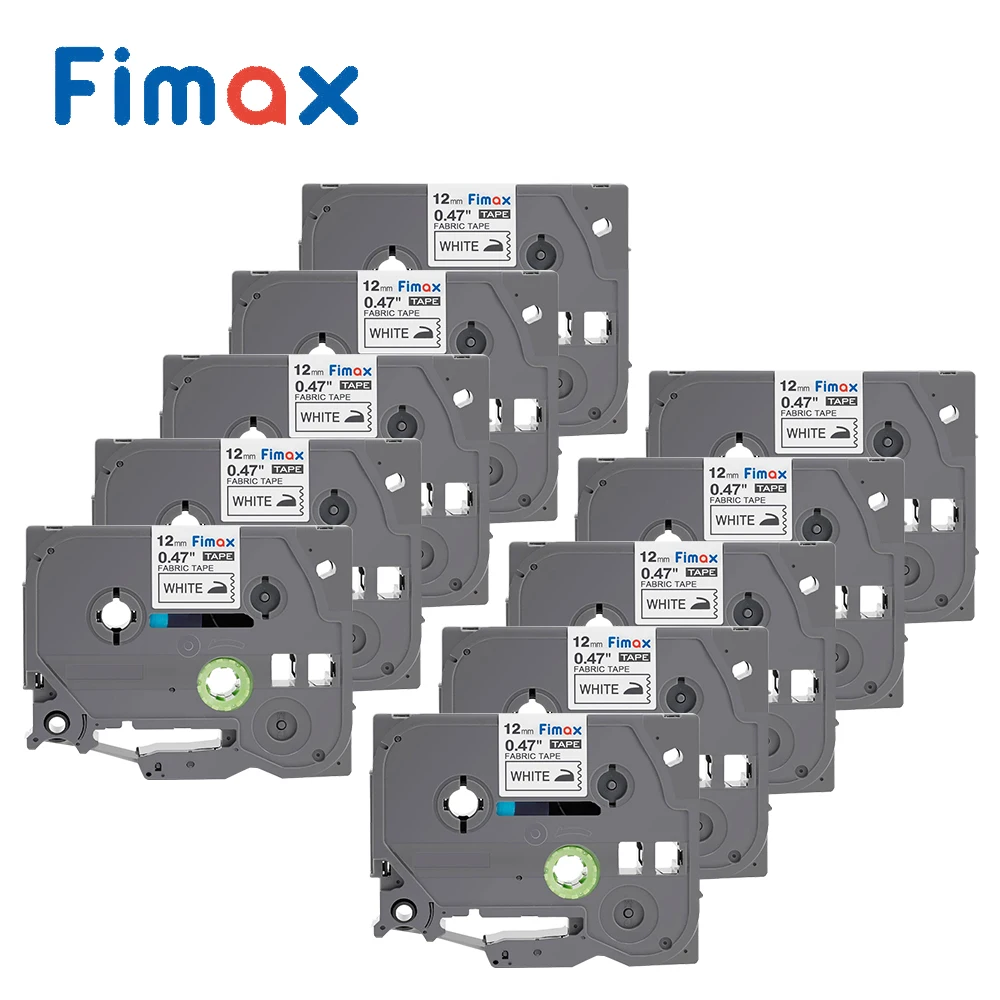 

Fimax 10 шт. планшетов, совместимых с Brother P touch, с клейкой лентой TZe FA231, планшетом 12 мм для Brother P-touch