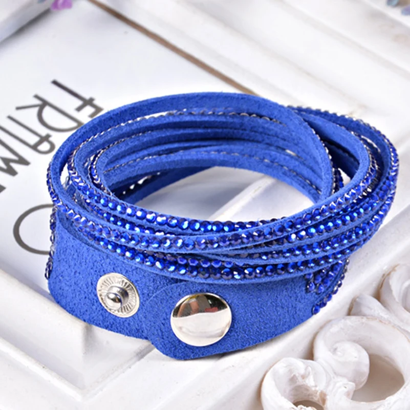 Браслеты с кристаллами для женщин ювелирные изделия 2018 оптовая продажа стразы