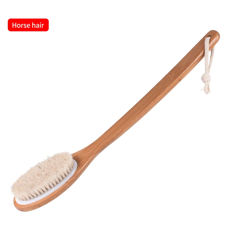 YOULU отшелушивающая сухая щетка натуральная щетина кисти для ванны длинная