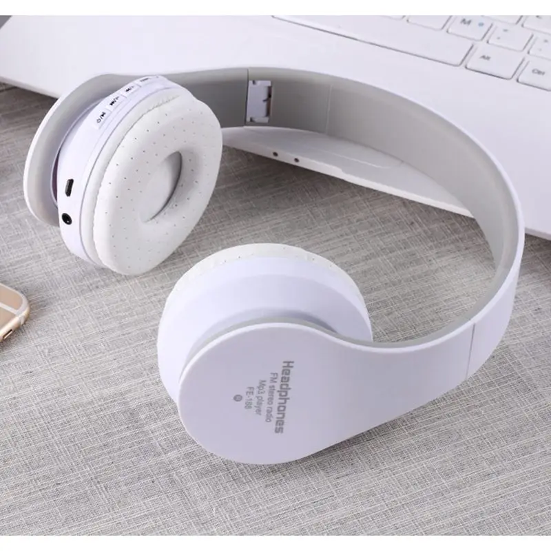 Топ предложения Беспроводной наушники Bluetooth стерео бас Hi-Fi складной легкий