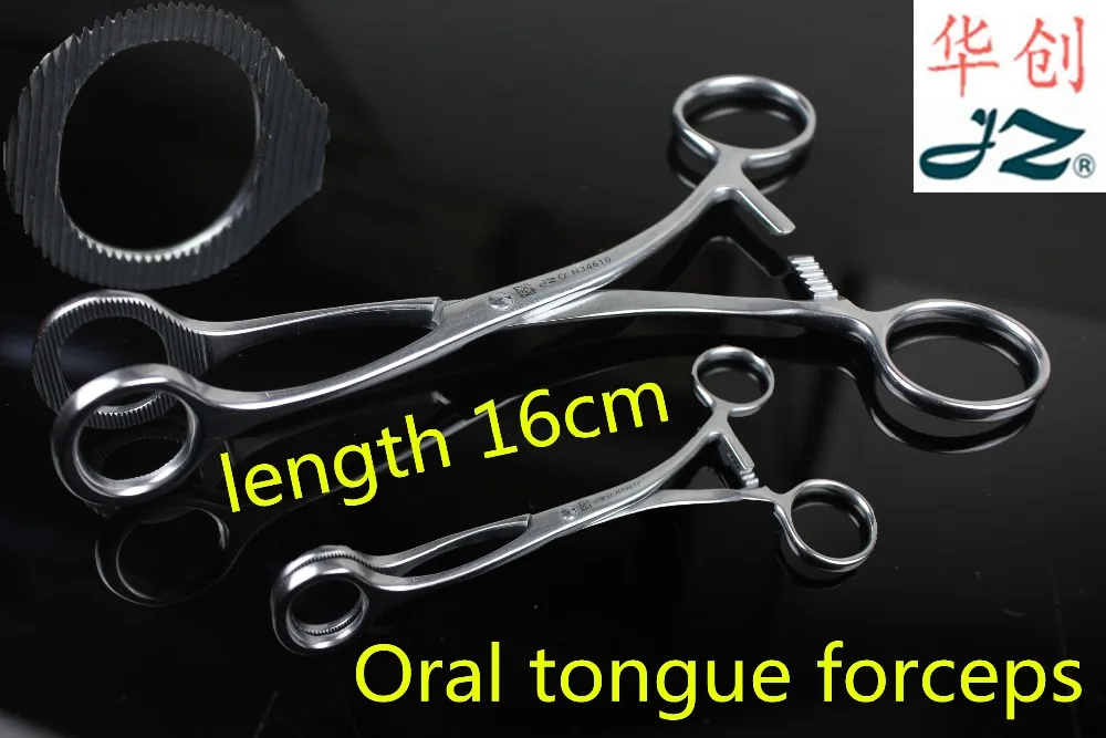 

Medical 304 stainless steel tongue forceps dental forceps Tongue detection Oral examination Coating on the tongue Pliers Clamp