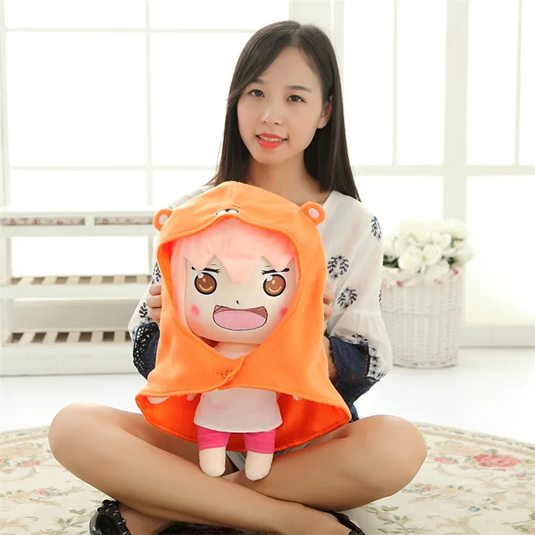 

Anime Himouto umaru-chan plush toy capucha Doma Umaru figure cosplay doll 30-50cm for girl gift free shipping