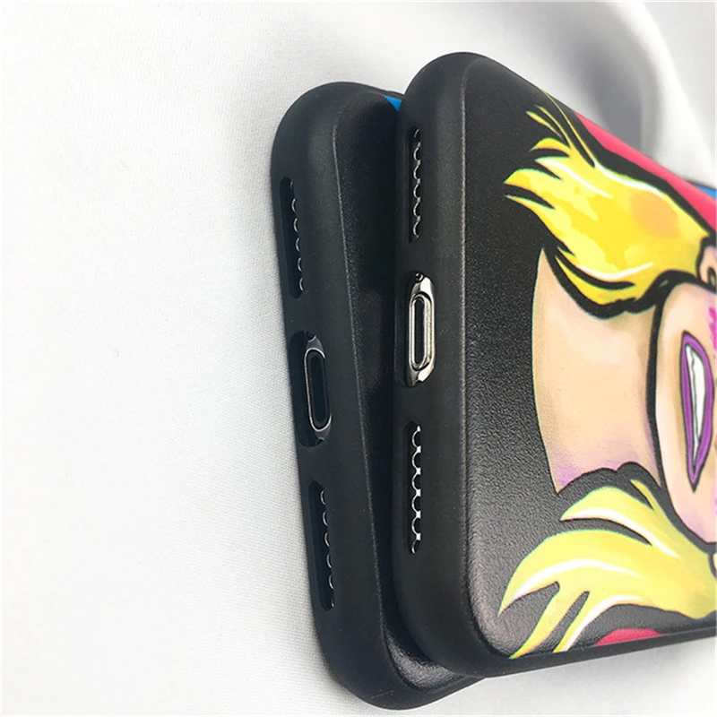 Забавная обувь для мужчин и женщин симпатичный чехол телефона iphone 5 5S SE 6 S 7 8 плюс