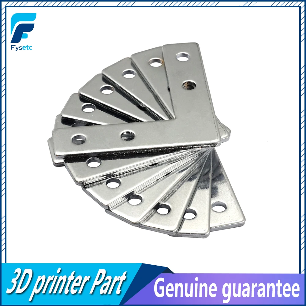 10 шт. 4 отверстия 90 градусов Соединительная пластина угловая Скоба полоса для