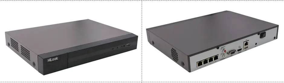 HiLook CCTV система Onvif 4CH POE NVR-104MH-C/4 P Hikvision Plug& Play 4 канала 4K PoE NVR 1 SATA VCA Обнаружение