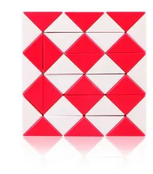 QiYi змея линейка Magic Cube 24/36/48/60/72 секций твист куб головоломка детские развивающие игрушки для детей, для девочек и мальчиков 6 лет - Цвет: 36 sections