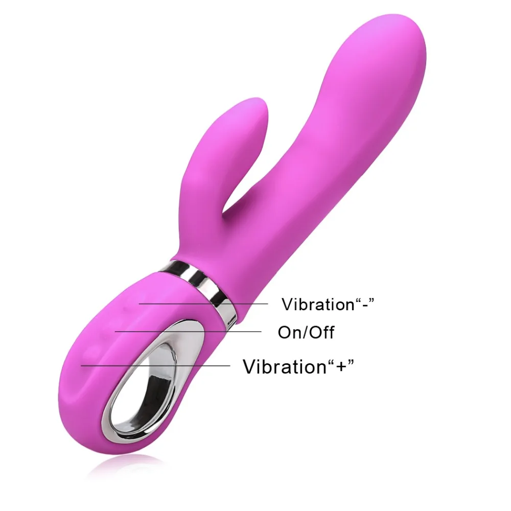 Li bo горячий сексуальный силиконовый массажер вибратор перезаряжаемый двойной