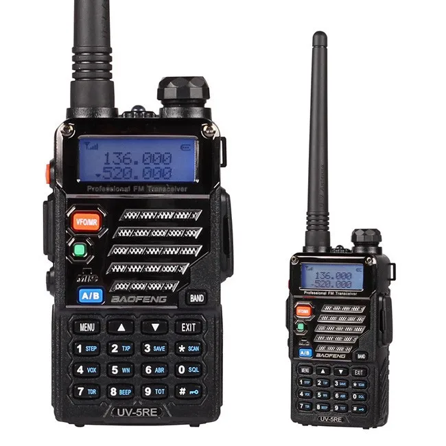 

pofung uv-5r the third generation UV-5RE, Dual Band UHF/VHF Ham 136-174/400-520MHz Two-Way Radio, Earphone Included