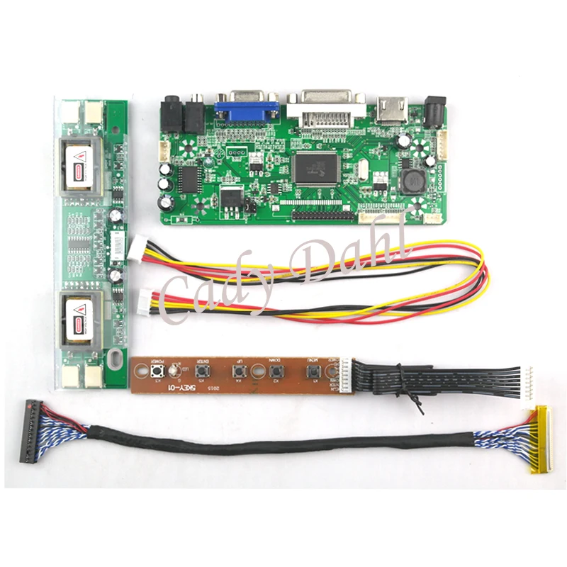 Плата аудио ЖК-контроллера HDMI DVI VGA модуль для 17 &quot19&quot LTM170E4 M190EG01 M190EN03 1280x1024 2ch 8bit