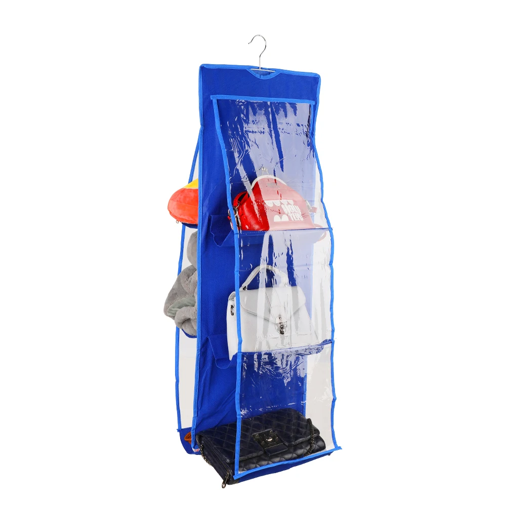 Сумка для хранения большая емкость Нетканая висячая многослойная перспектива