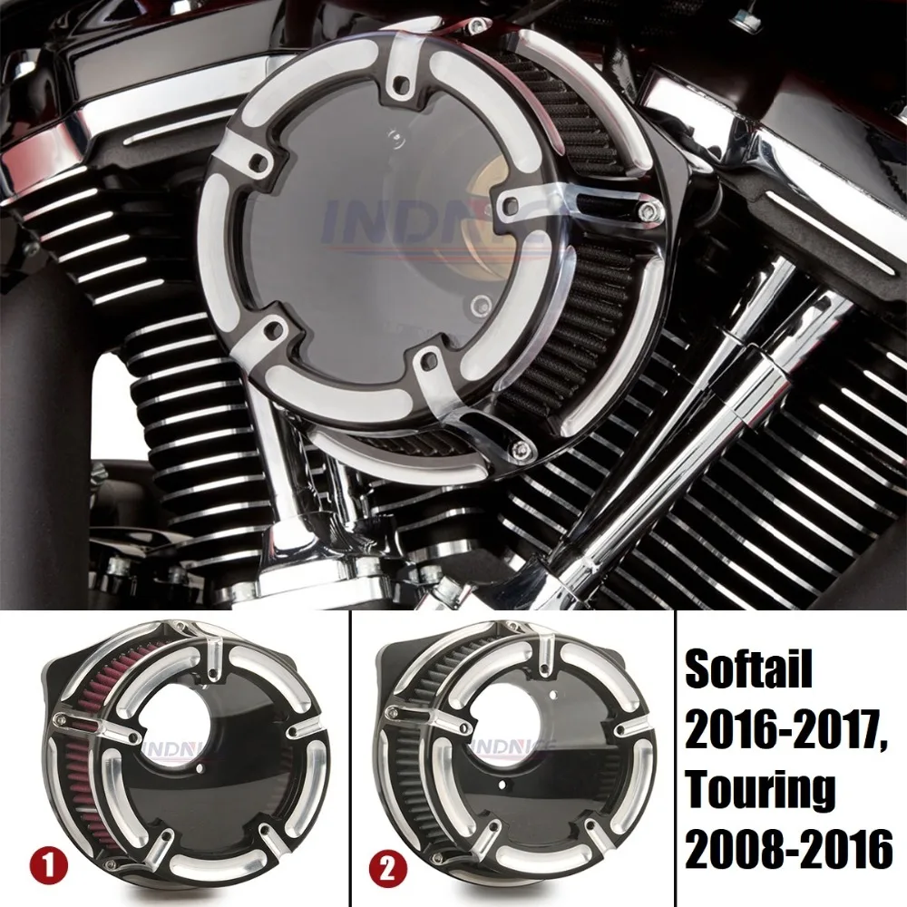 

Воздушный фильтр для harley air inflow kit Touring FLHR, фильтр для electra glide ultra 2008-2016 softail, прозрачный воздухозаборный фильтр 2016