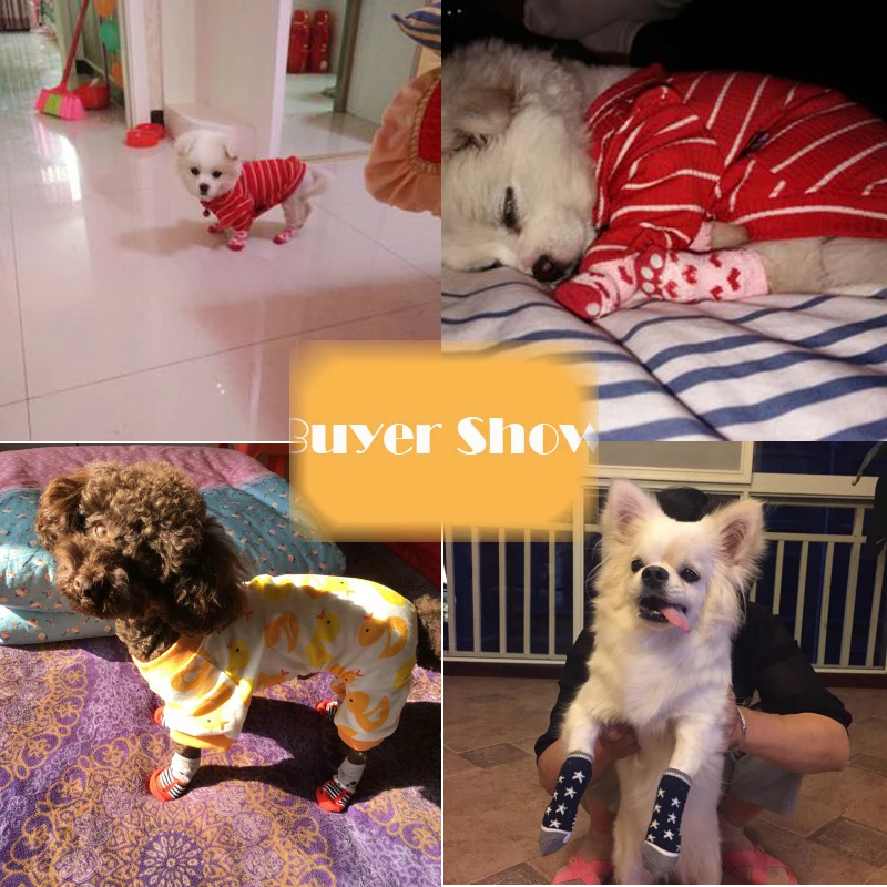 4 шт. мягкие нескользящие носки для щенков | Дом и сад