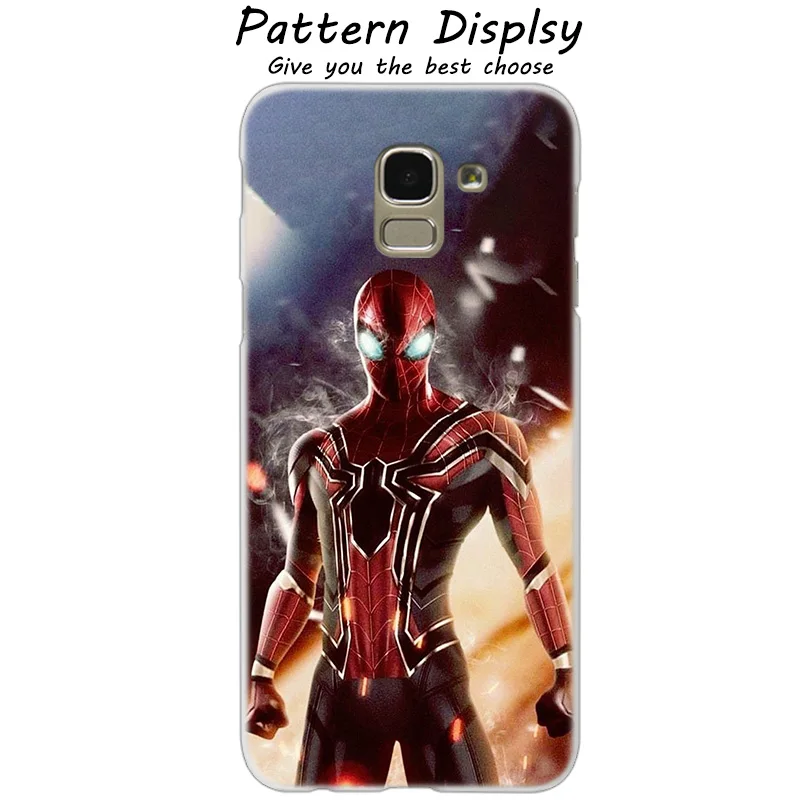 010 Жесткий чехол Marvel Hero с человеком-пауком для samsung Galaxy J2Pro J4 J6 J8 J3 J5 J7 2017EU Prime CORE Plus Модный чехол - Цвет: 010