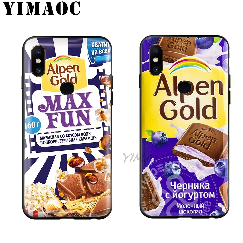 Мягкий чехол YIMAOC Alpen с изображением шоколада wonka Bar для Xiaomi Mi 9 9T 8 SE 6 MAX 3 A1 A2 Lite MIA1 MIA2