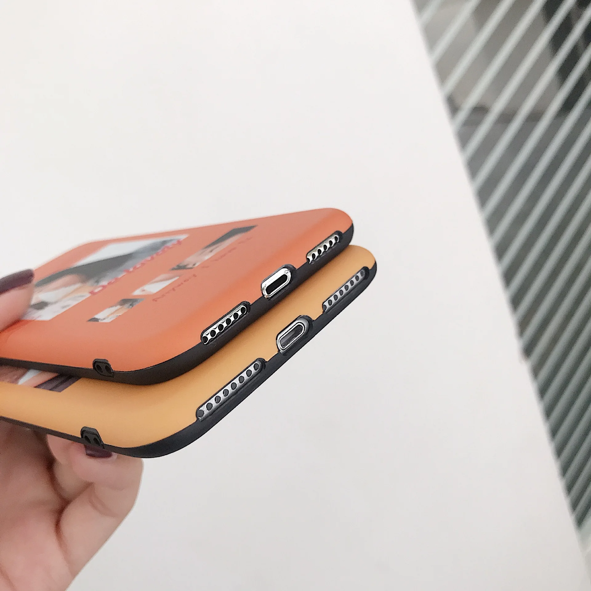 Креативные желтые французские чипсы для мальчиков применяют Apple xsmax мобильный