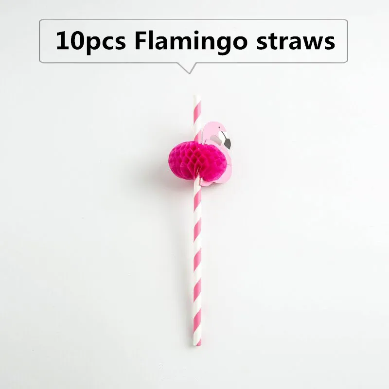 10pcs ZLJQ 1 шт. Фламинго украшения Топпер для торта лебедь торт Декор для свадьбы День рождения украшение стола подарок на день Святого Валентина 75 - Цвет: 10pcs