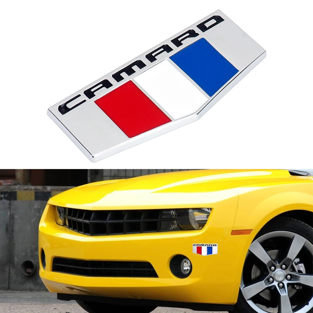 Металлический 3D стерео CAMARO значок эмблема Флаг Стикер для Шевроле Camaro надпись