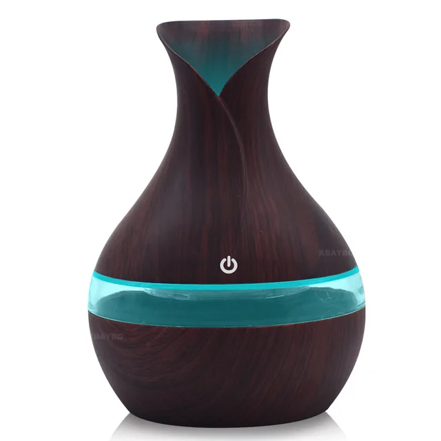 dark wood Ночник с 300 мл USB Электрический диффузор под дерево светодиодный ночник настольная лампа Цвет для дома подарок для ребенка спальня - Испускаемый цвет: dark wood
