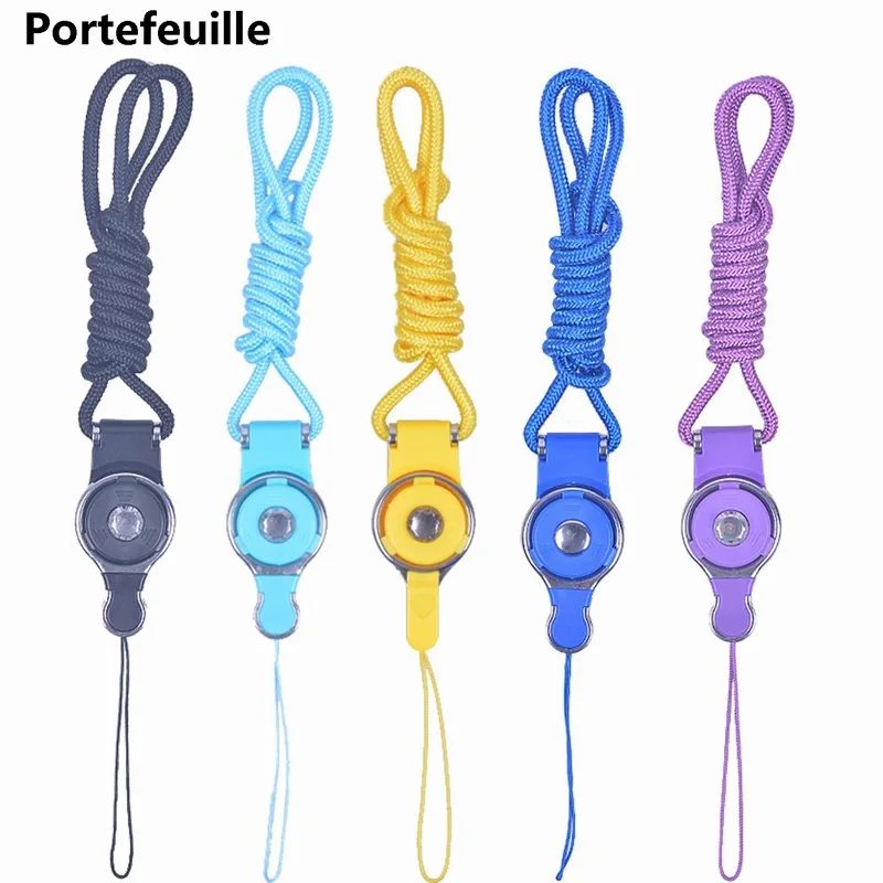 

Portefeuille Detachable Long Lanyard Neck Strap For Key id badge holder Xiaomi mi 5 mi5 iPhone 7 6 keycord Mobile Phone Lanyards