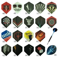 goodarts 2460 pcs dart flights multiple styles colorful pet darts feather leaves dart accessories professional dartboard games