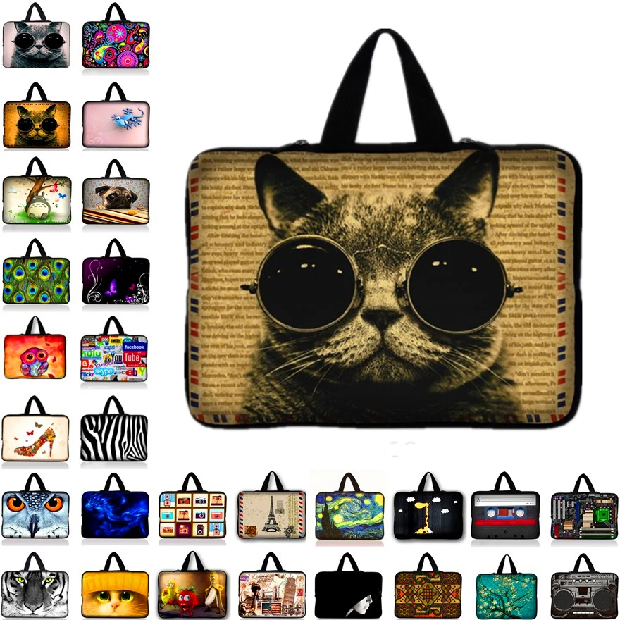 

Customizable Neoprene Laptop Bag Tablet Sleeve Pouch For Notebook Computer Bag 7 10 12 13 15 13.3 15.4 17.3 For Macbook IPad #Q
