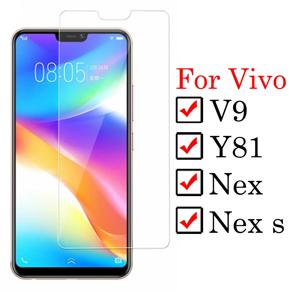 Защита для vivo v9 Защитное стекло экрана y81 viv 9 o ne y 81 nex s xs nexs Y17 y5 Y13 Lite Y91C U1 | Мобильные