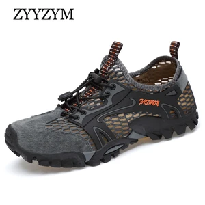 Кроссовки мужские сетчатые, весна-лето, дышащие, легкие, Мужская обувь для ходьбы