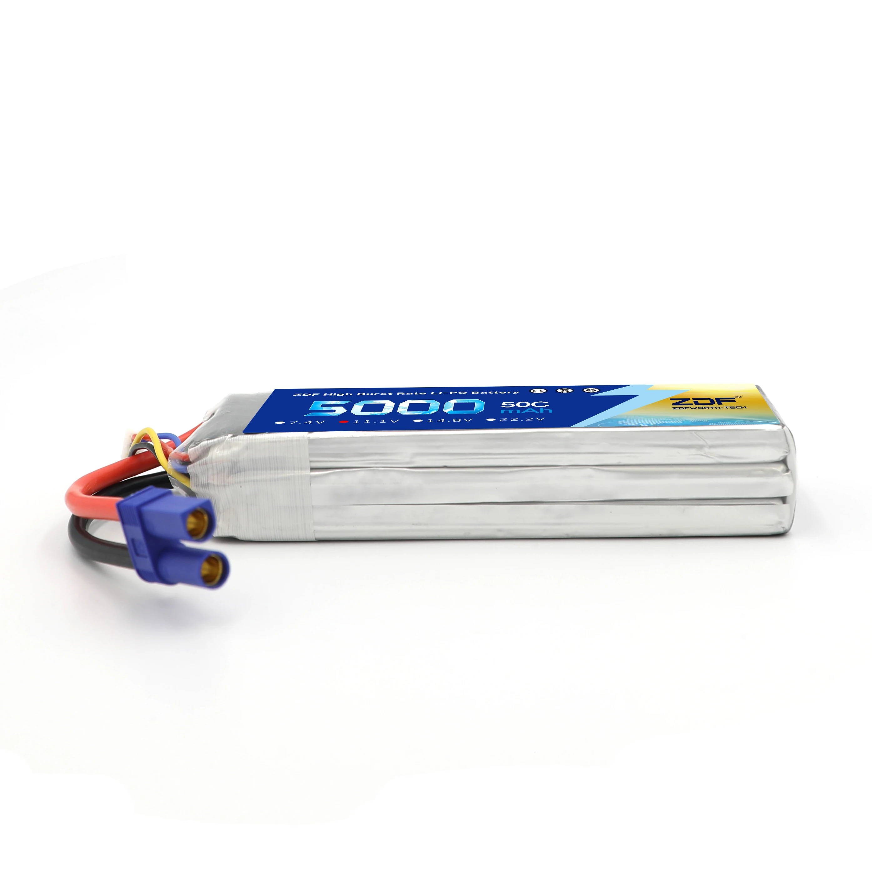 ZDF 2 шт. FPV 450 500 AKKU 11 1 V 5000mAh 50C 100C 3S RC LiPo батарея для лодки Traxxas автомобиля HPI E revo 0 Xmaxx 1/8