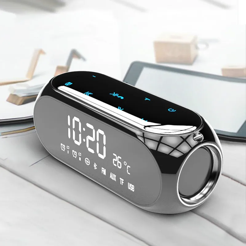 Беспроводной Bluetooth динамик мини Будильник мобильный компьютер открытый Cannon