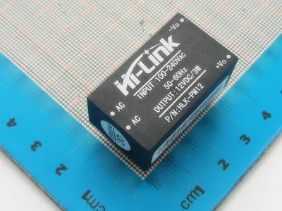 Бесплатная доставка HLK-PM12 AC-DC 220 В до 12 понижающий модуль питания-преобразователь
