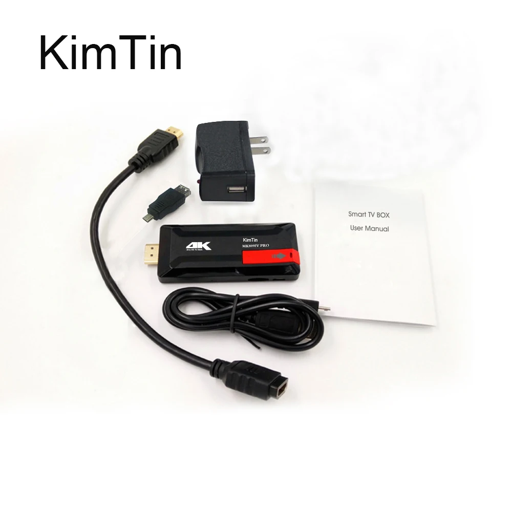 

KimTin MK809IV Pro Quad Core Android 7.1 TV Box RK3229 Penta-core GPU 2GB / 8G 4K H.265 3D 2.4G Wifi Bluetooth4.0 Google Mini PC