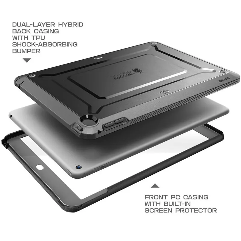 Для iPad Mini/Mini 2 3 Чехол SUP чехол UB Pro полный корпус прочный двухслойный Гибридный защитный чехол со встроенной защитной пленкой