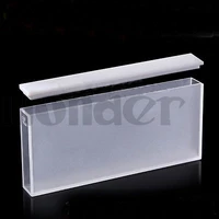 100mm jgs1 quartz cuvette cell with ptfe lid for uv spectrophotometers
