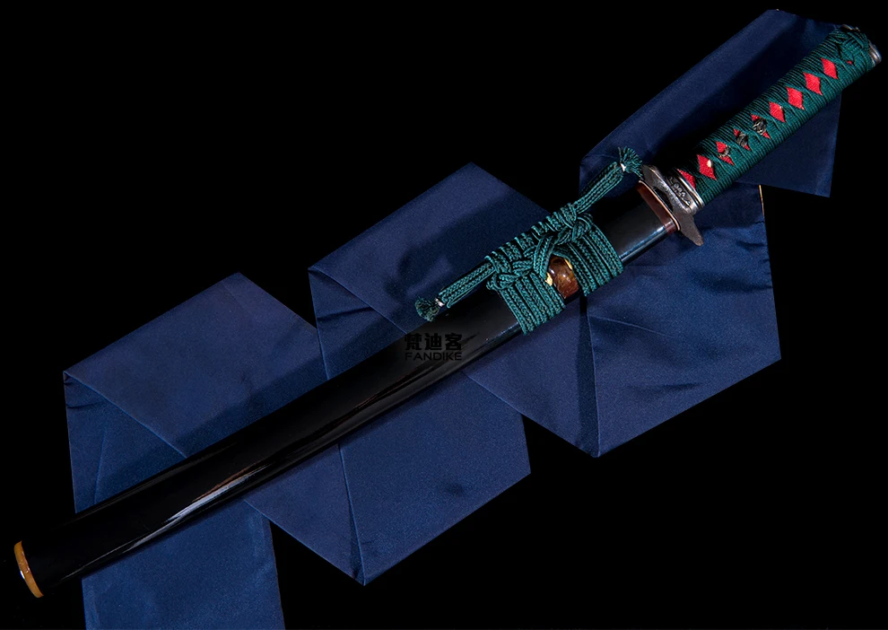 Ручная работа 1060 высокоуглеродистой стали japane se самурай катана реального sharp короткий нож японский самурайский меч катана меч с ножнами