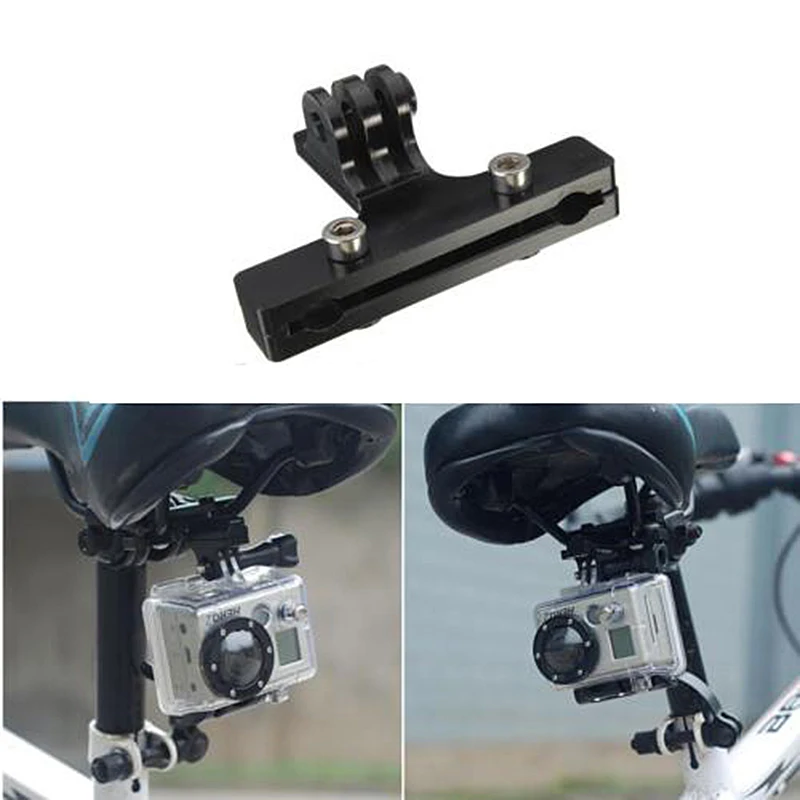 Алюминиевое Крепление для велосипедного седла камеры GoPro Hero 2 3 + 4 Black|Седло
