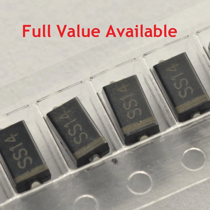 100 шт. SS14/1n581 9/in5819 SS16 SS24 SS34/IN5822 SS36/sr360 SS110 SS220 SS310 ES1J SMD SMA диод бесплатная доставка|smd