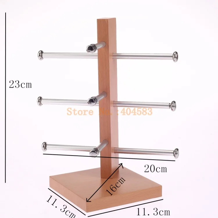 Бесплатная доставка 3 слоя деревянные очки дисплей стенд|glasses display|glasses display