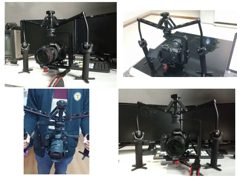 Ручной механический Стабилизатор камеры DSLR Rig 6D 5D Mark III 5DIV 5D4 7D D610 D810 | Электроника