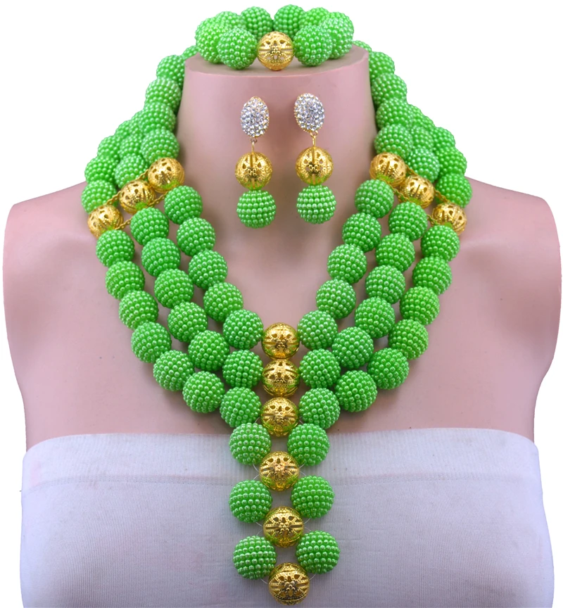 Модные желтые африканские бусины ювелирный набор хрустальные бусы ювелирные