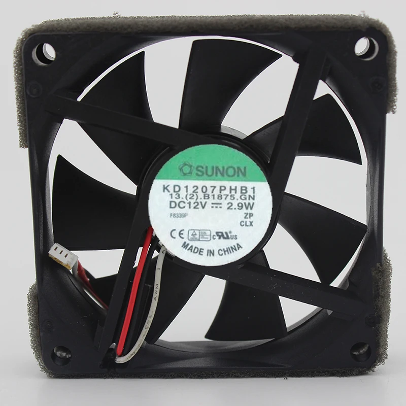 Новый оригинальный вентилятор охлаждения процессора KD1207PHB1 12V 2 9 W 70*70*15MM|Кулеры и
