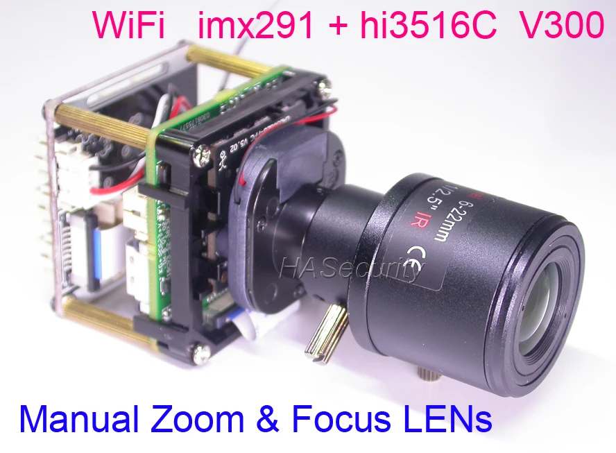 Wi Fi H.265 / H.264 1/2.9 &quotIP камера видеонаблюдения STARVIS IMX291 CMOS + Hi3516C V300|Камеры