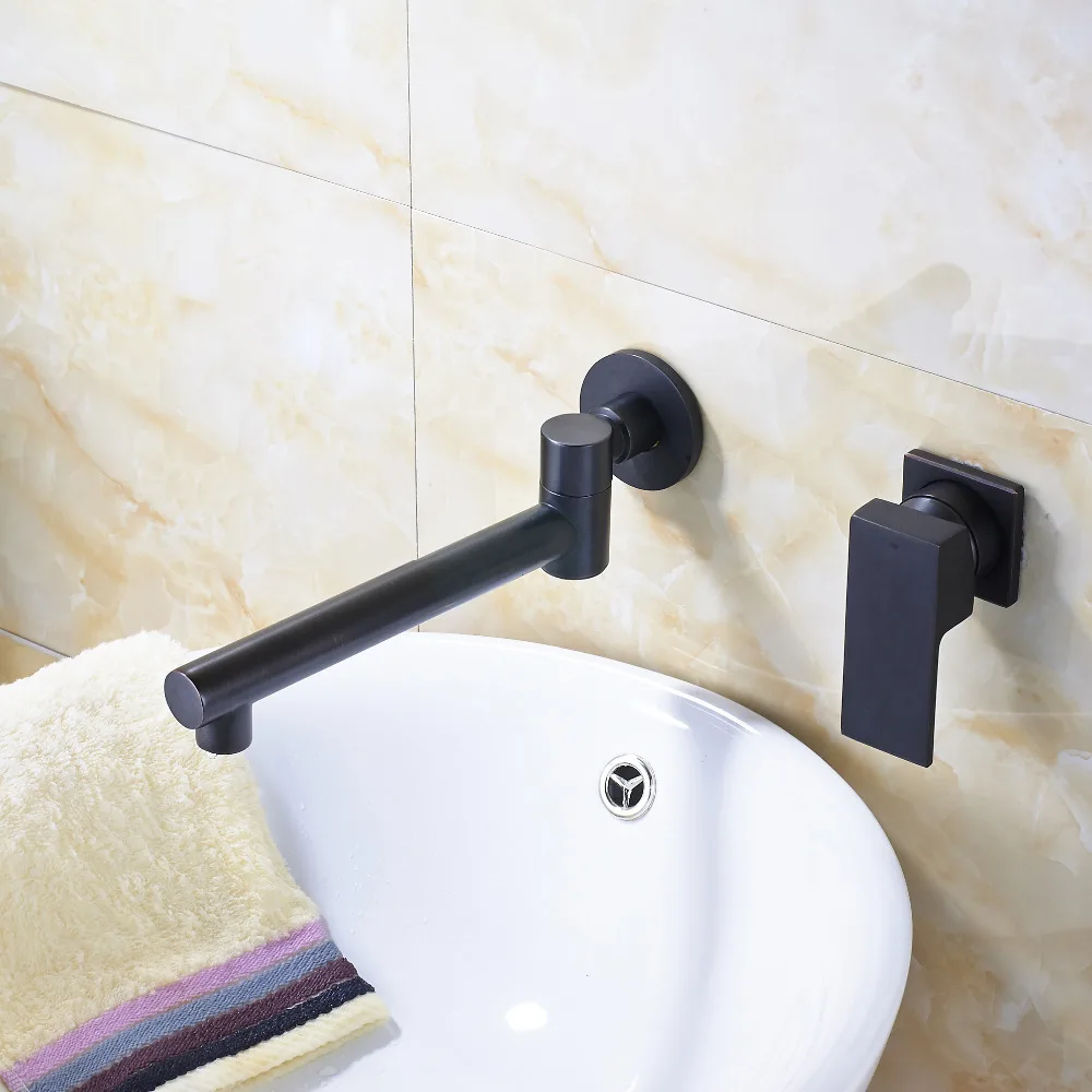 Настенный смеситель для ванной комнаты настенный керамический кран |