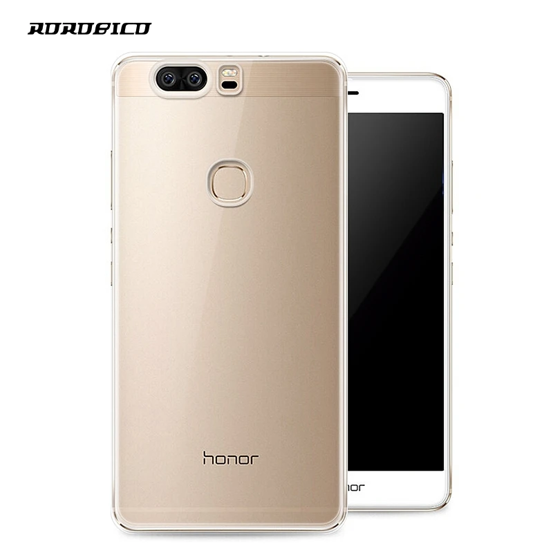 ROROBICO Ultra Thin Soft transparent TPU Silicone Case Cover For Huawei Honor 8 / Lite 9 V9 Pro 6X V8 Phone Bag |