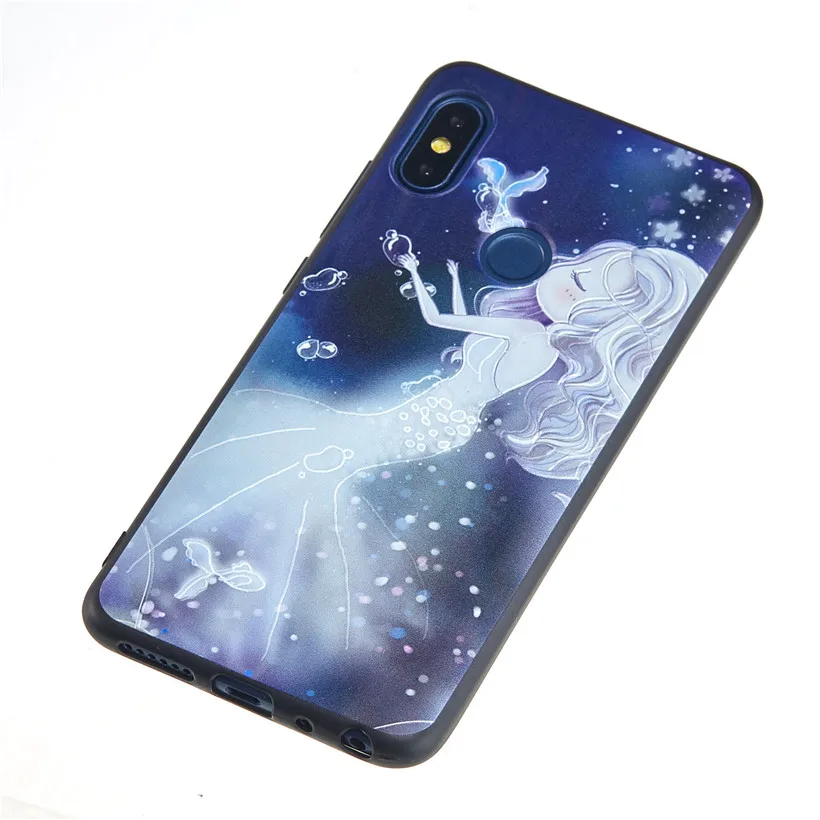 Чехол HEMASOLY для Xiaomi Mi 8 SE силиконовый чехол A1 A2 5C 5X6X6 Plus Note 2 3D рельефный телефона |