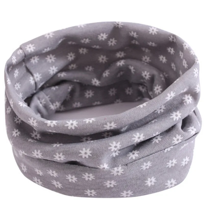 small flower grey Хлопковый Детский шарф; детские нагрудники; бандана; тканевая повязка на шею; шейный платок; Детский шарф; воротник; сезон осень-зима - Цвет: small flower grey