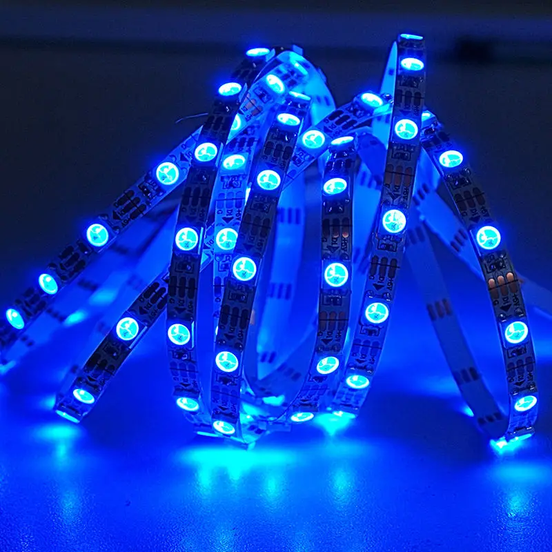 5 мм белый PCB WS2812B RGB адресуемых цифровой Светодиодные ленты светильник WS2812 60